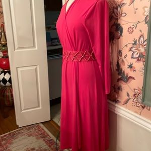 Bagley Mischka hot pink belt with FREE DRESS